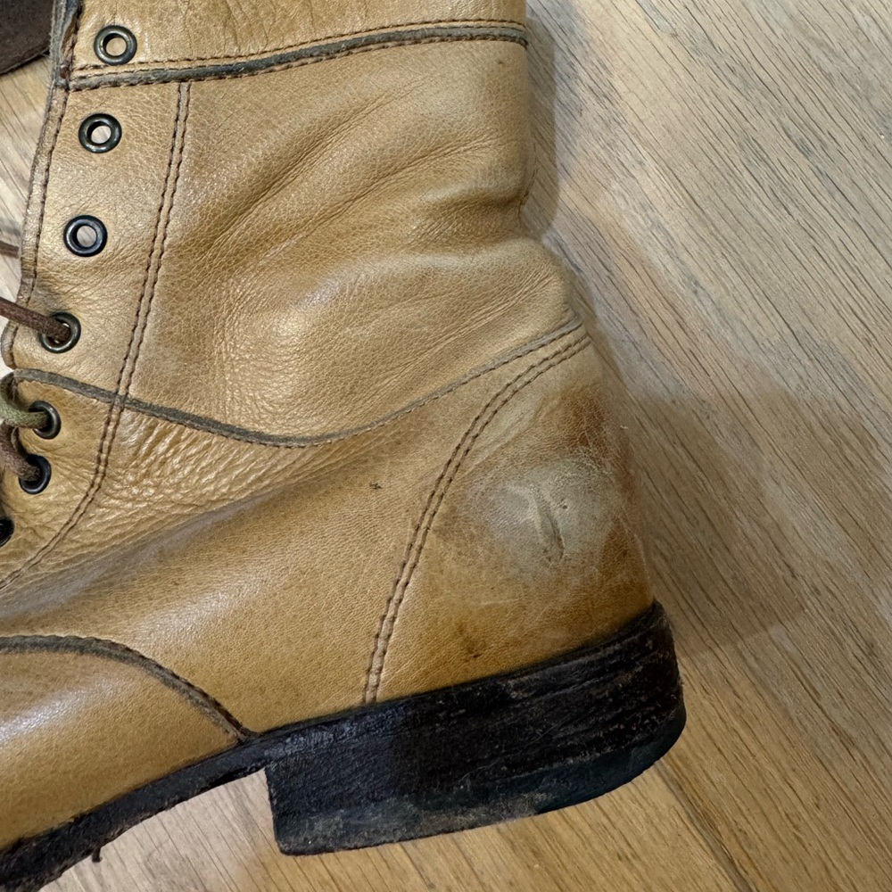 Frye Erin Workboot Camel Soft Vintage Leather - Picture 8 of 10